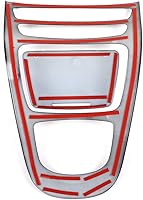 Vista 7 de YIWANG Adhesivo de plástico ABS para consola central de engranajes para Mercedes Benz Clase E W213 2021 Accesorios interiores de automóvil (negro)