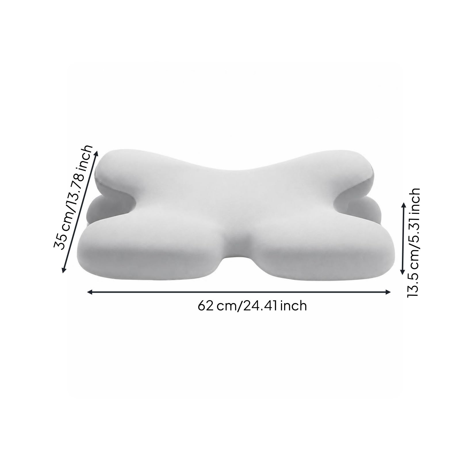 Almohada Ortopédica con Áreas 3D