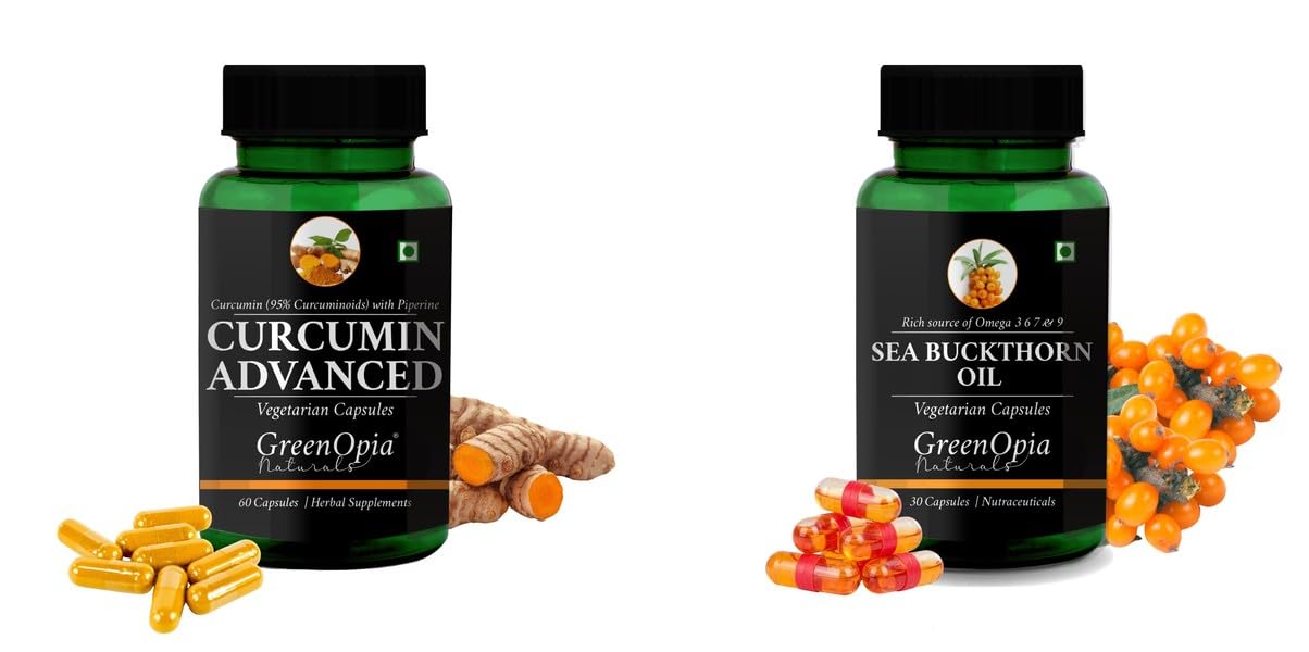 Curcumin C3 Piperine Sea Buckthorn Oil Wellness Daily Vitality 60 CAPSULES-image-31