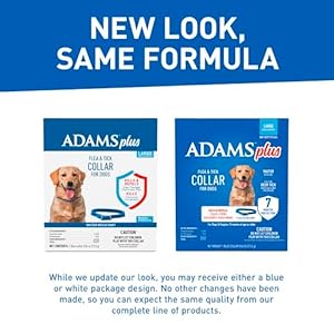 Adams plus flea tick collar for dogs 7 month protection adjustable collar fits large dogs puppies kills repels fleas flea eggs flea larvae and ticks kills tick larvae and tick nymphs blue  urban country home decor