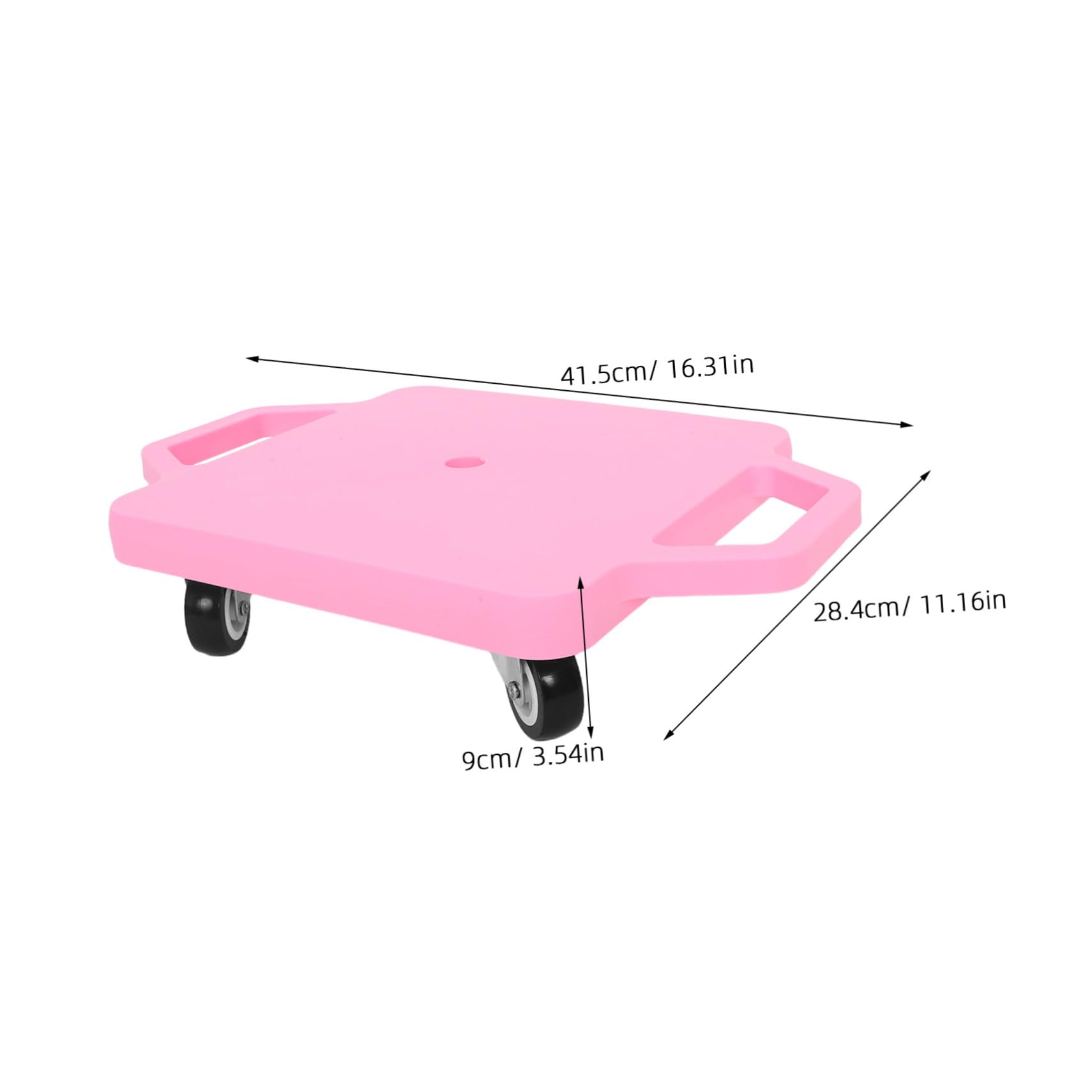 Hemobllo Balance Trainer para Scooter Board con Ruedas Plásticas Entrenamiento Sensorial y Coordinación Física Educativo para Jardín de Infancia y Interior y Exterior