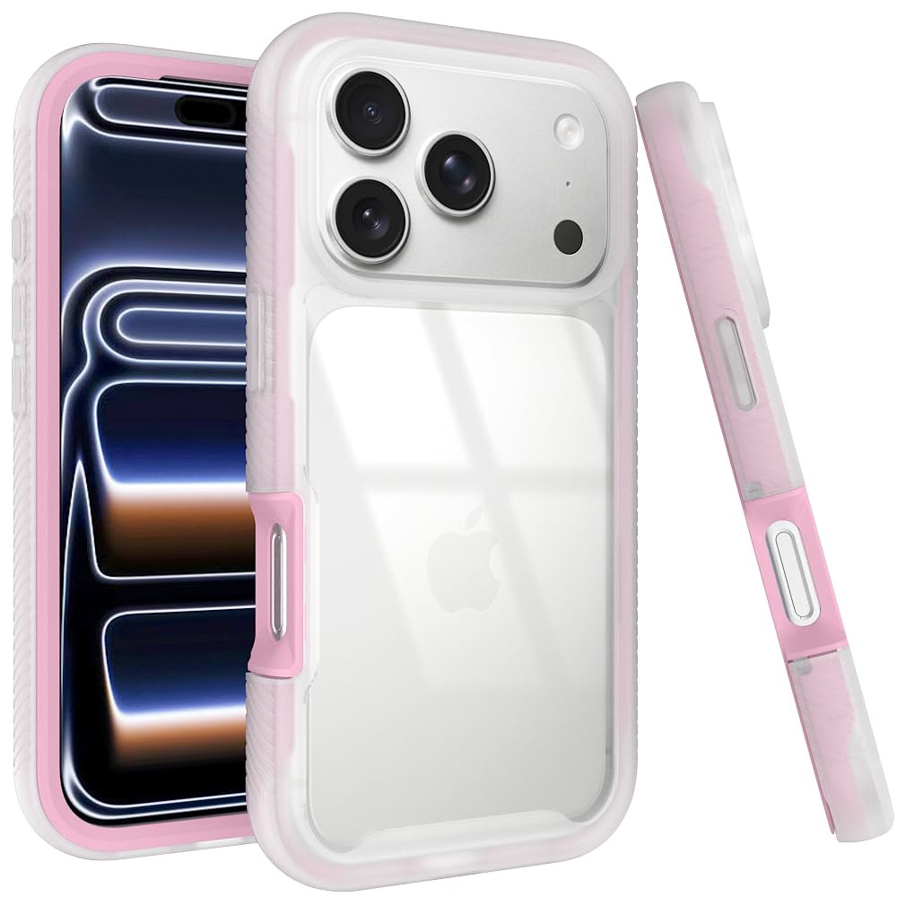 Amazon.com: Puxicu Acrylic 2 in 1 for iPhone 17 Pro MAX CaseAnti-Yellowing,  Military-Grade Protection, Drop Shockproof Slim Phone Cover for iPhone 17  Pro MAX 6.9", Light Pink : Cell Phones & Accessories