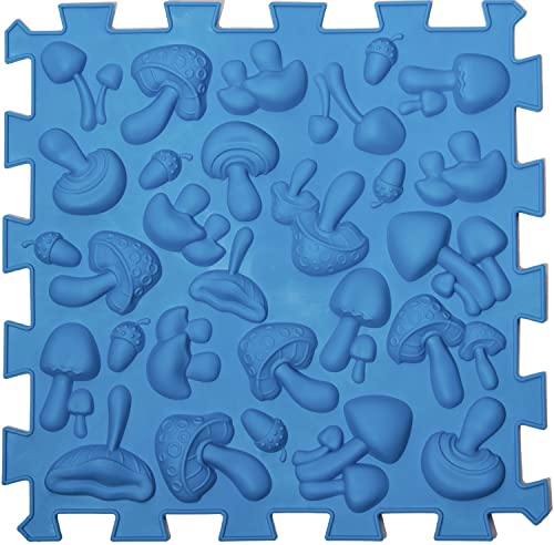 Funny-Steps Orthopädische Sensorische Boden spielmatten für Kinder Puzzle Mix 10-TLG Prävention von Plattfüßen
