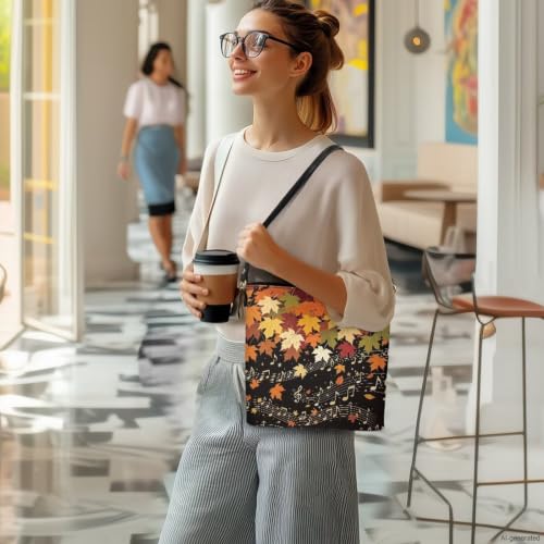 Image of HUGS IDEA Boho Bags for Women Leather Handbag Shoulder Bucket Crossbody Purse