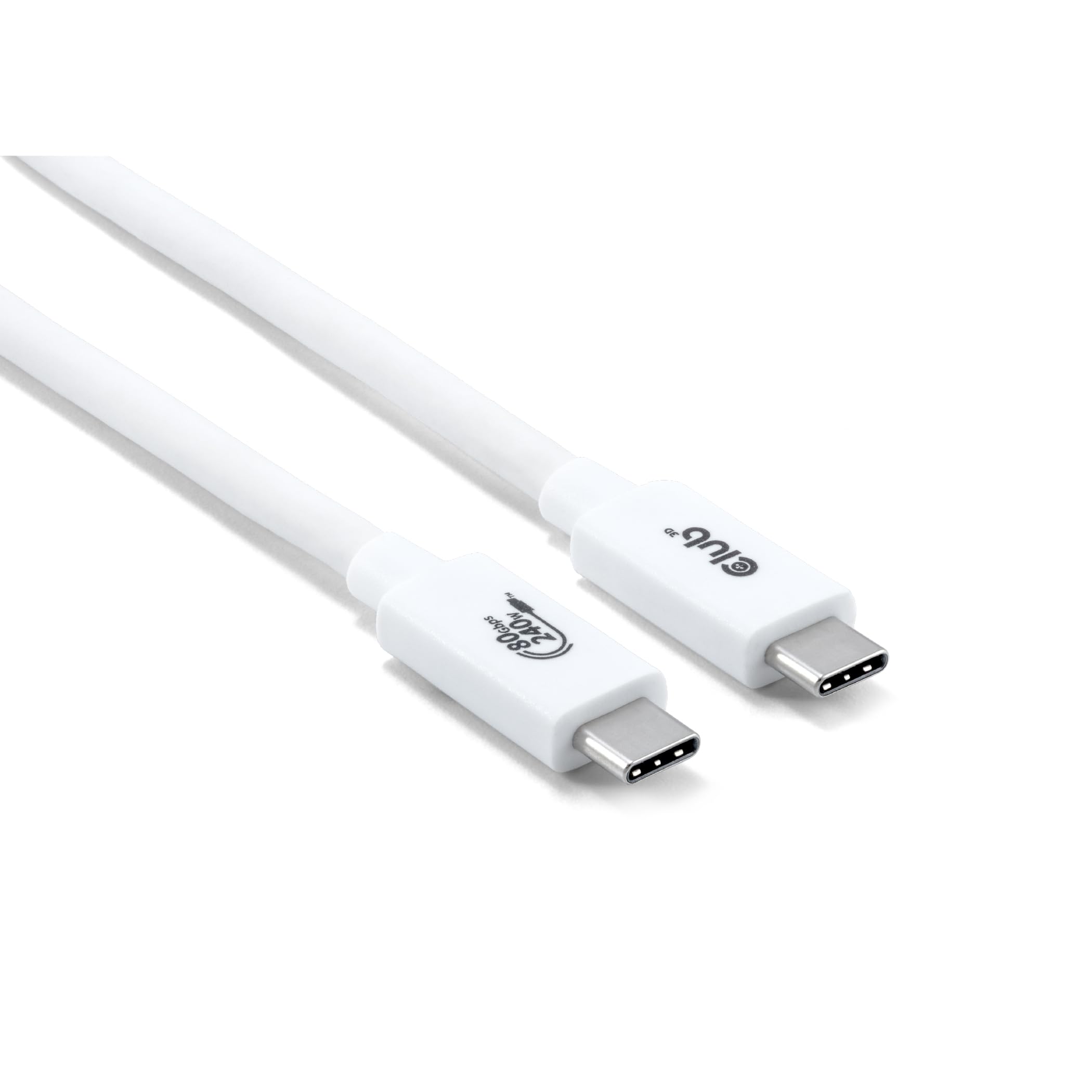 Club 3D Club3D CAC-1572 USBbps Zertifiziertes 240W 8k240Hz Type-C® 1.2m Kabel Weiß