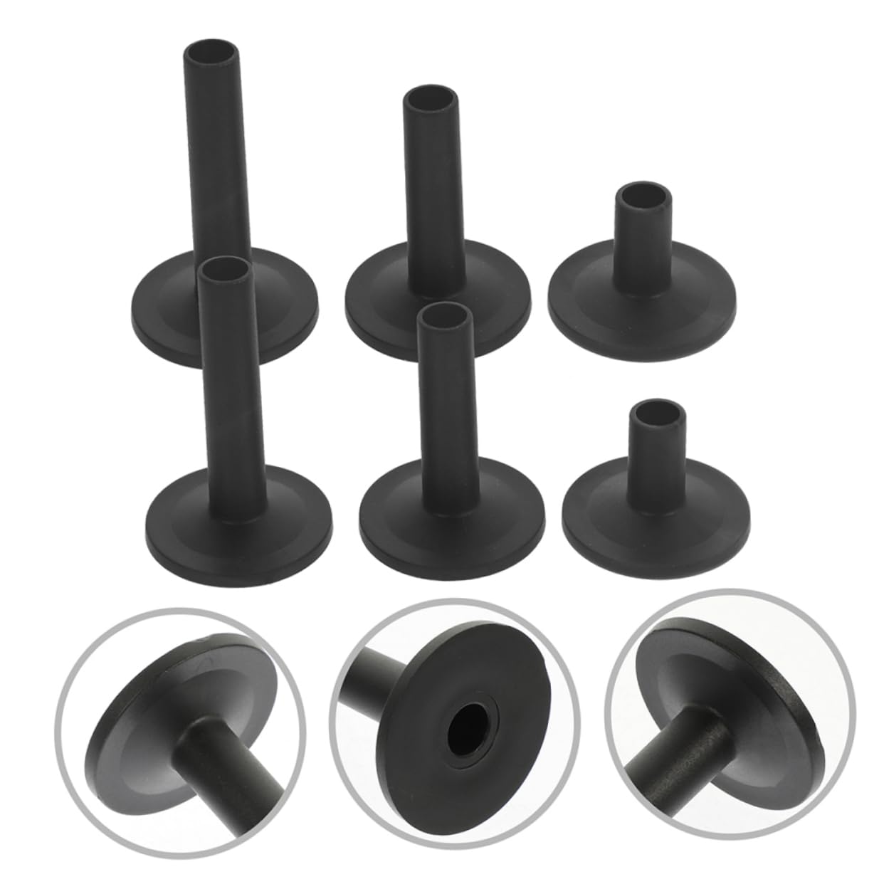 ULDIGI Drum Cymbal Sleeves Set 9pcs Drum Kit Accessories Flange Base Cymbal Sleeves