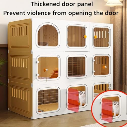 Parc pour animaux de compagnie portable et modulable de 141cm de haut