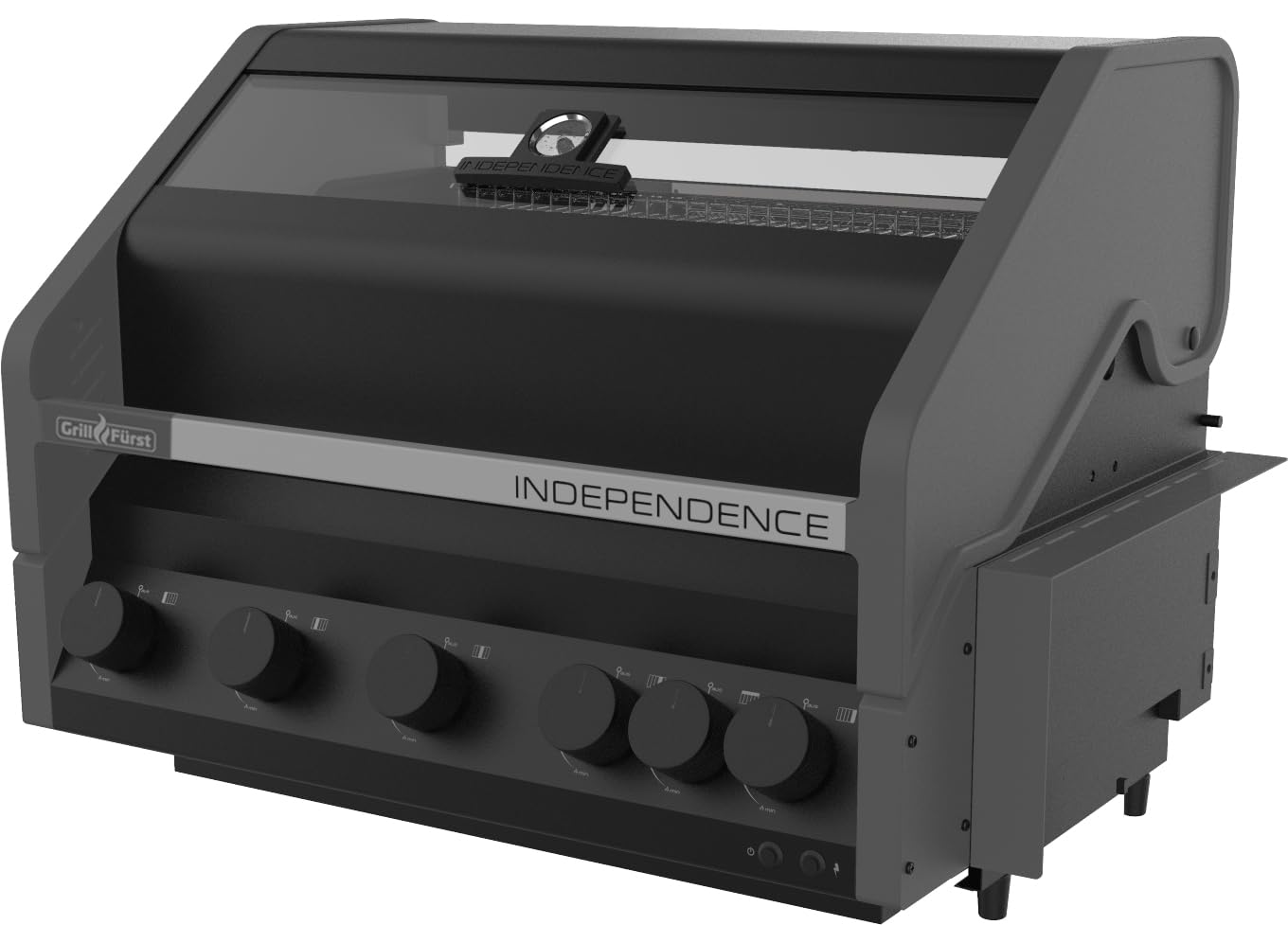 Grillfürst Independence P590E Einbaugrill - Mattschwarz