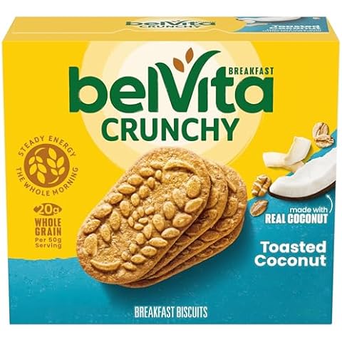 belVita Toasted Coconut Breakfast Biscuits, 5 Packs (4 Biscuits Per Pack) Cover