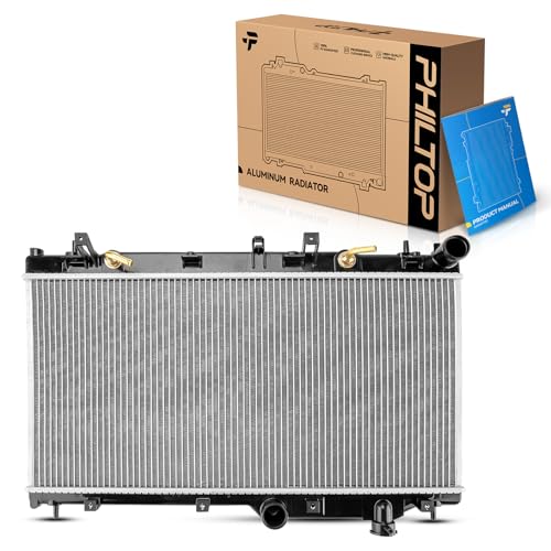 PHILTOP Radiator Compatible with 2005-2014 Outback 2.5L, 2009-2013 Forester 2.5L, 2005-2014 Legacy 2.5L, 2013-2015 XV Crosstrek, Crosstrek, 2012-2014 Impreza 2.0L, 2015 Impreza, Impreza 2.5L CU2777