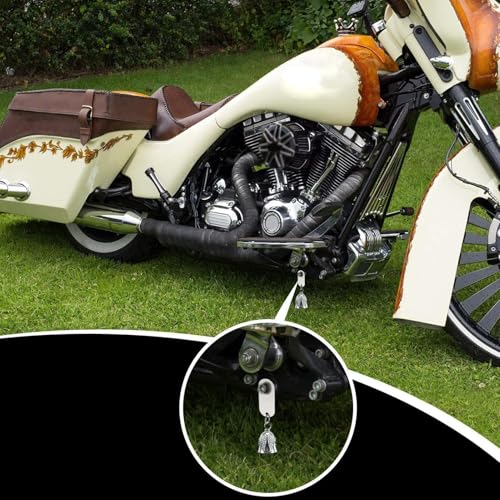 Image of STHIRA Guardian Angel Motorcycle Bell Handful Good Luck Bells & Keyring Drive Safe Pendant Accessories Lead-Free Pewter Bike Bell Good Luck Gift for Men Women