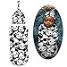 Muishi Blak White Panda Bear Pattern Newborn Swaddle Blankets Hat Sets Soft Baby Receiving Blanket Swaddle Sack for Baby Shower Infant Boy Girl Gift
