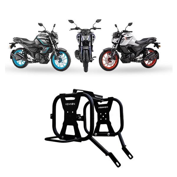 3in1 Saddle Stays Compatible for Ymaha FZ-S FI Series Compatible for Saddle Bags (Black, Pack of 1)-image-29
