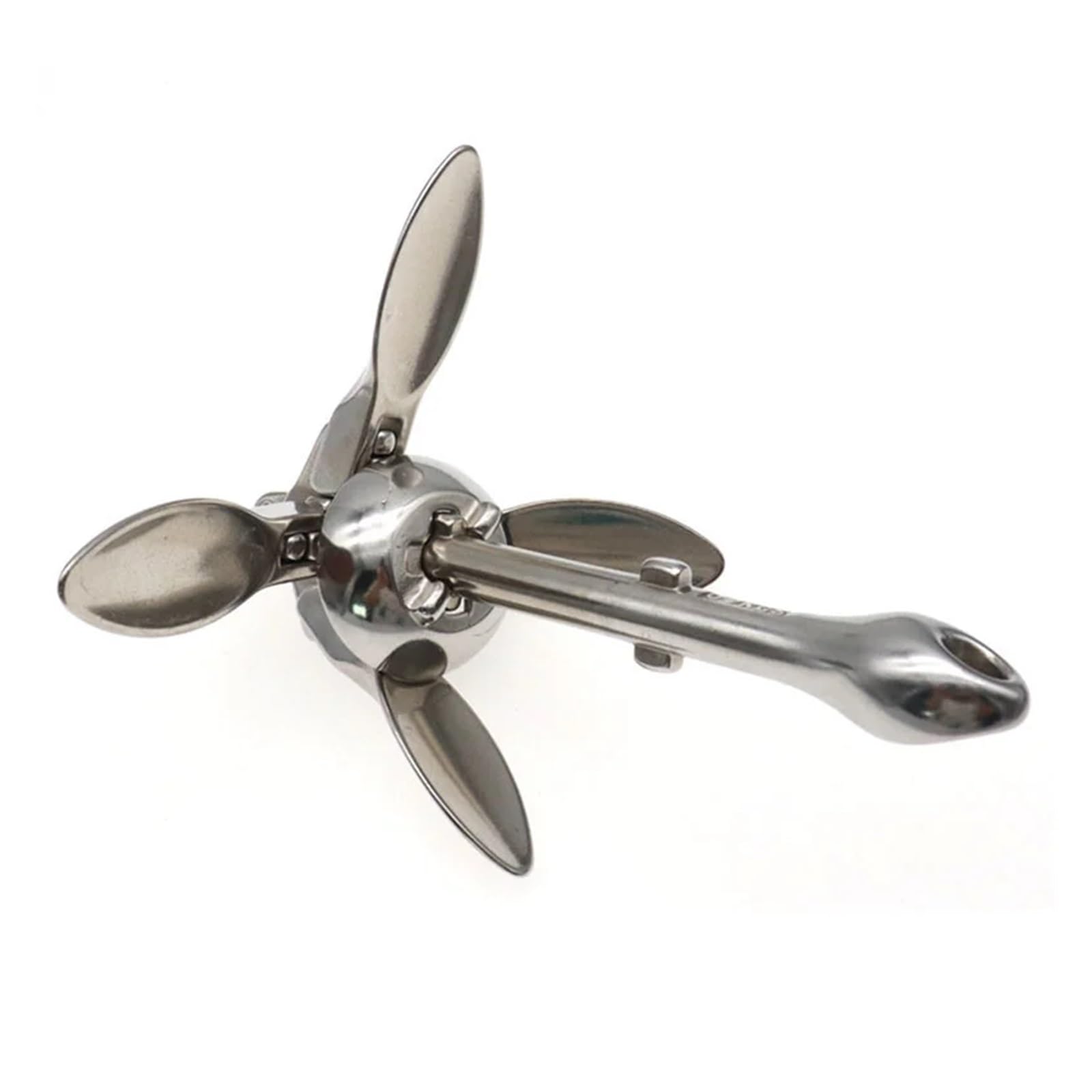 Ancora for Barca Durevole da 0,7 kg, in Acciaio Inox, Gonfiabile, in Metallo, for Barca, Kayak, canotto, zattera, Barca da Pesca, Kayak