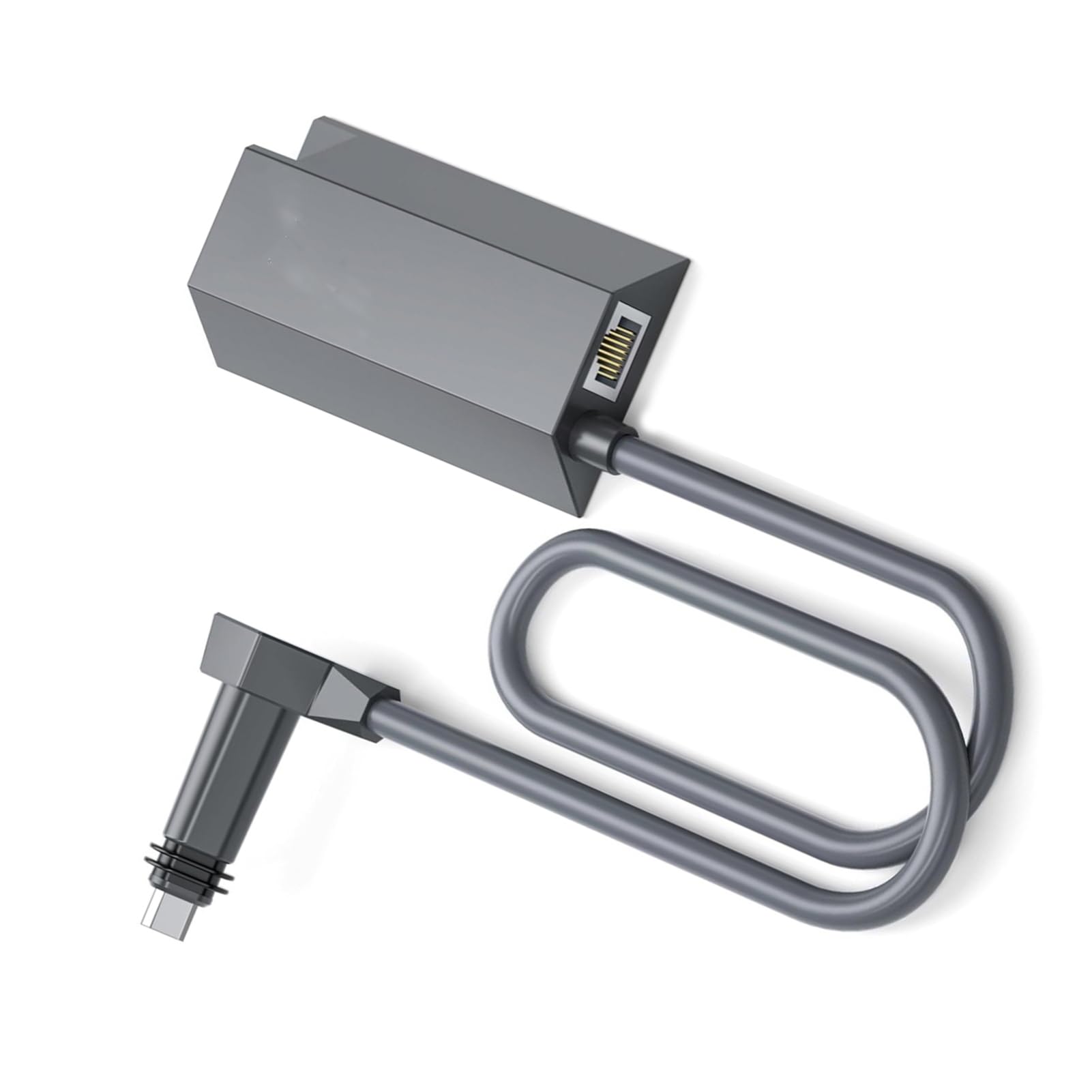Cryfokt Adapter Satelitarny Gigabit Ethernet Zwiększający prędkość Domowego Systemu WiFi Mesh w Celu Szybszego Przesyłania Strumieniowego Materiał ABS