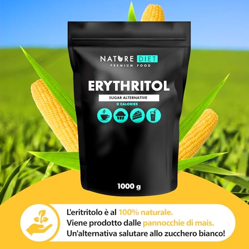Nature Diet - Eritritolo 1000g | Dolcificante