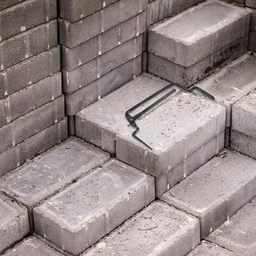 Abrazadera de acero ajustable de construcción para transporte de bloques y ladrillos 6