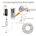 dalattin 32.8ft Led Strip Lights,RGB Led Lights for Bedroom Color Changing Light,Decoration for Bedroom Room Party,Halloween Decor with 44 Keys Remote,1 Roll of 32.8ft