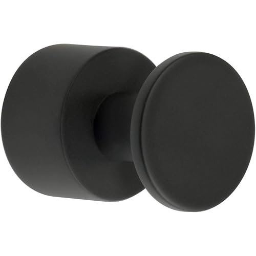 SMEDBO House Bathroom Wall Mount Multi Purpose Towel Hook, Matte Black