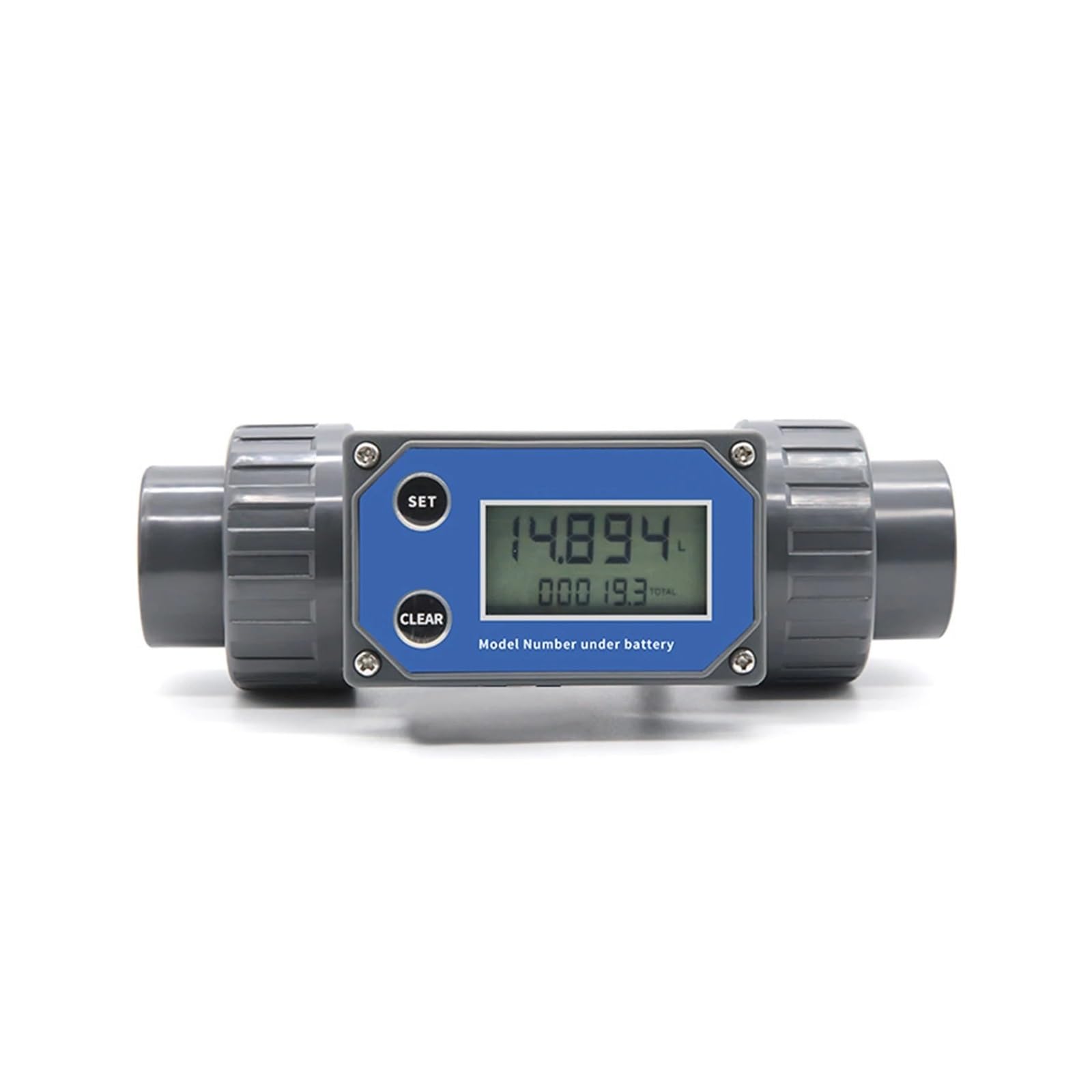 TBZOQAID Digital Flow Meter Flowmeter Gauge Electronic Indicator Sensor Counter(DN25)
