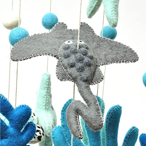 Glaciart One MARINEMOBILE_25BALLS_10SHAPES Ocean Nursery Mobile thumb #4