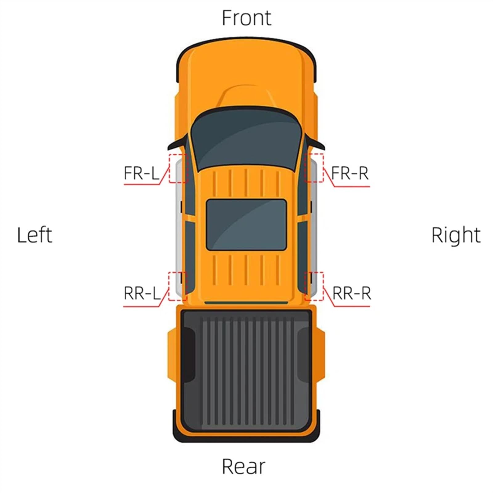 Faldones Laterales Tapa Extremo Estribo Lateral Puerta Coche para VW para Touareg 7L 2002 Estribo Tapa Tapón Superior/Extremo, Piezas Repuesto Falda Lateral Coche(Rear Left)