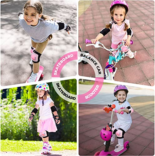 Image of BOSONER Kids /Youth Knee Pad Elbow Pads for Roller Skates Cycling BMX Bike Skateboard Inline Rollerblading, Skating Skatings Scooter Riding Sports