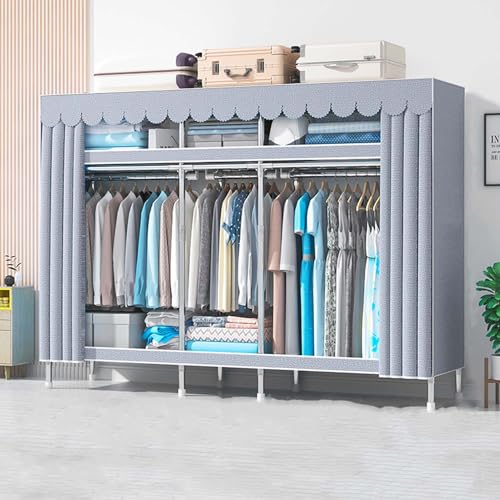 La mejor selección de Roperos Liverpool los preferidos por los clientes. 45 YAOSEN Closet Armables para Ropa, Armarios para Ropa 205 * 170 * 45cm, Organizador de Ropa Ligero y Resistente, Armario Minimalista de Gran Capacidad, Fácil de armar para...
