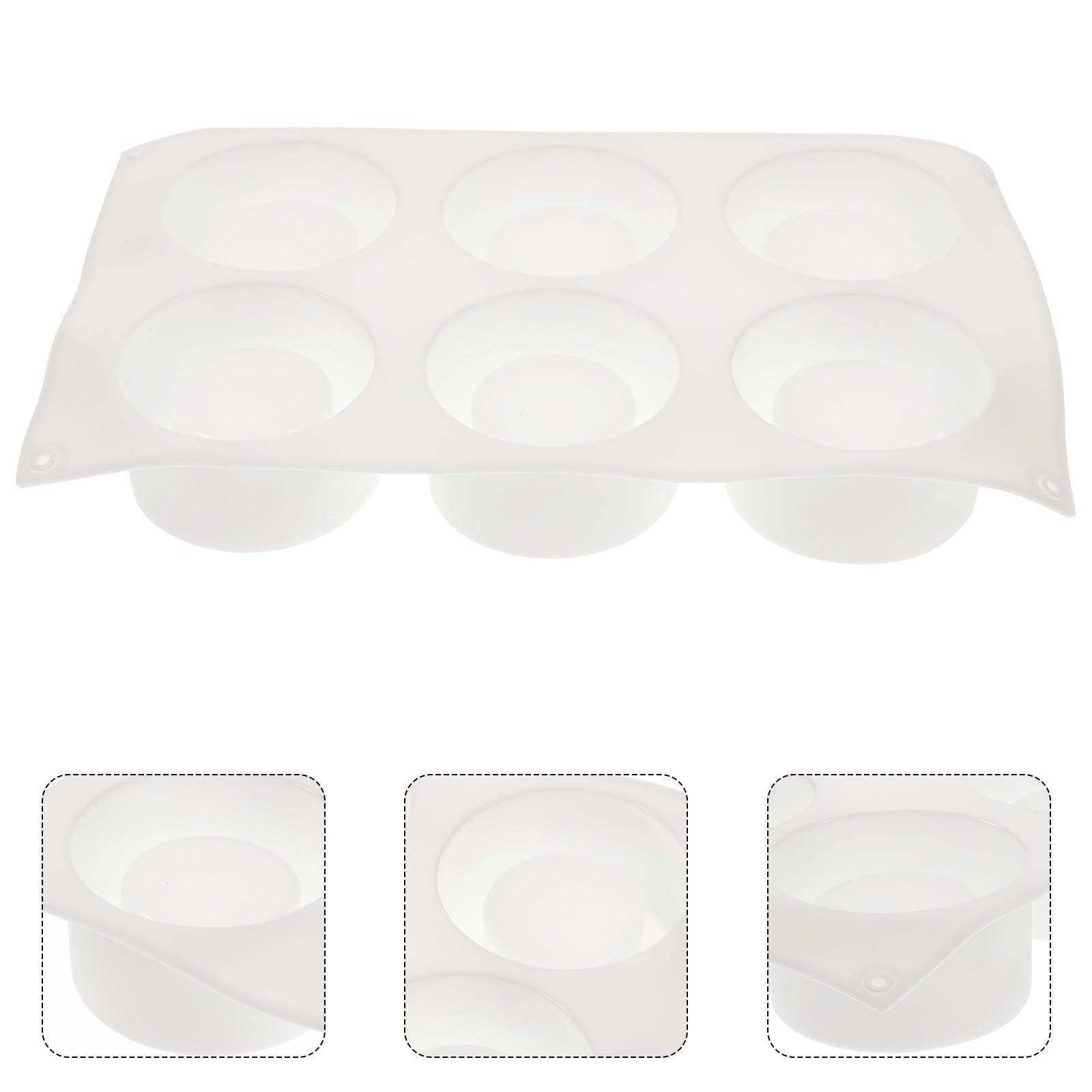 Molde de Silicona Superficie Lisa y Fácil Desmolde 2 Piezas para Pastel de Chocolate Adecuado para Hornear en Reuniones Familiares