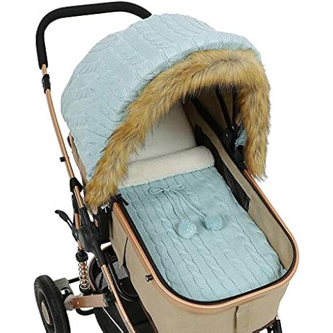 Baby Winter Swaddle Blanket Stroller Wrap Blanket Sleeping Bag + Pram Cover Cover