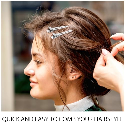 Clips Métalliques Séparateurs de Mèches et Pinces de Coiffure Ipetboom