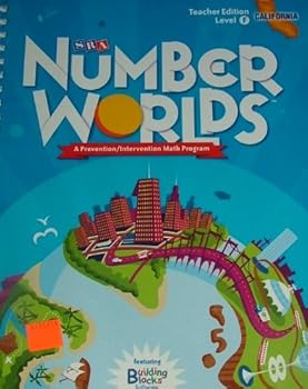 Spiral-bound SRA Number Worlds: A Prevention/Intervention Math Program TEACHER EDITION; Level F/CALIFORNIA Book