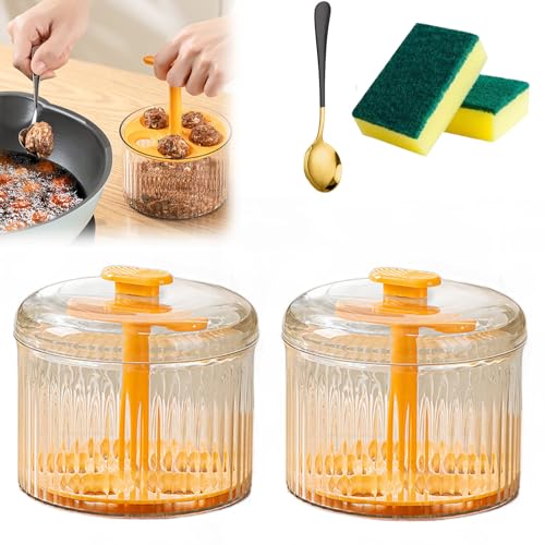 Máquina de albóndigas translúcida, herramienta para hacer albóndigas extruidas de cocina 2024, juego creativo de fabricación de albóndigas para hacer albóndigas perfectamente formadas y uniformes (2