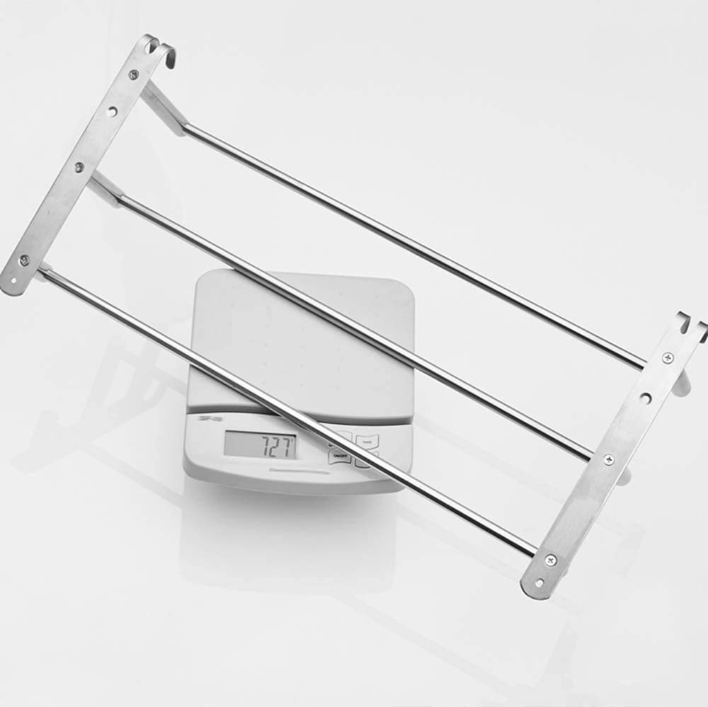 Handtuchhalter Bad 3-Tier mit Haken, 304 Edelstahl Wand Handtuchhalter, Handtuchhalter Handtuchhalter für Küche Bad Toilette Hotel Büro 30CM (Größe: 40cm)
