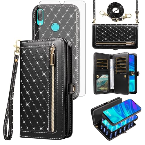 Coque Honor 10 Lite fermeture magnétique contre les chutes avec vitre