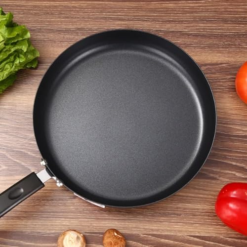 Wok de Hierro Fundido Negro con Mango Antideslizante 10.2 in miniatura 5