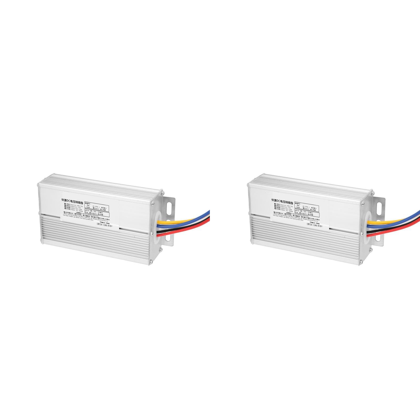 2 Transformadores Adaptadores de Voltaje CC de 36-72 V A 12 V 30 A 360 W con Cuerpo Pequeño y Rendimiento Estable para Sistemas de Control Industrial, Aplicaciones de Sensores