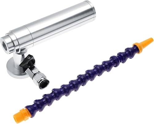 Miniatura 4 de Mini pistola de aire frío Vortex de 6.299 in Máquina de flujo de aire de enfriamiento seco con tubo flexible para cabezal de máquina