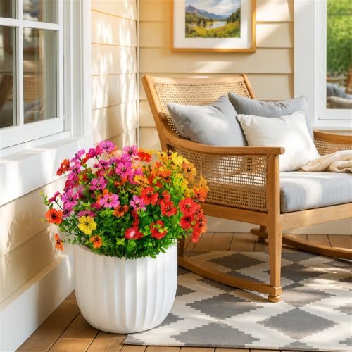 Amazon – 18-Pc Artificial Outdoor Mums & Eucalyptus Flowers - $9.99– - image 5