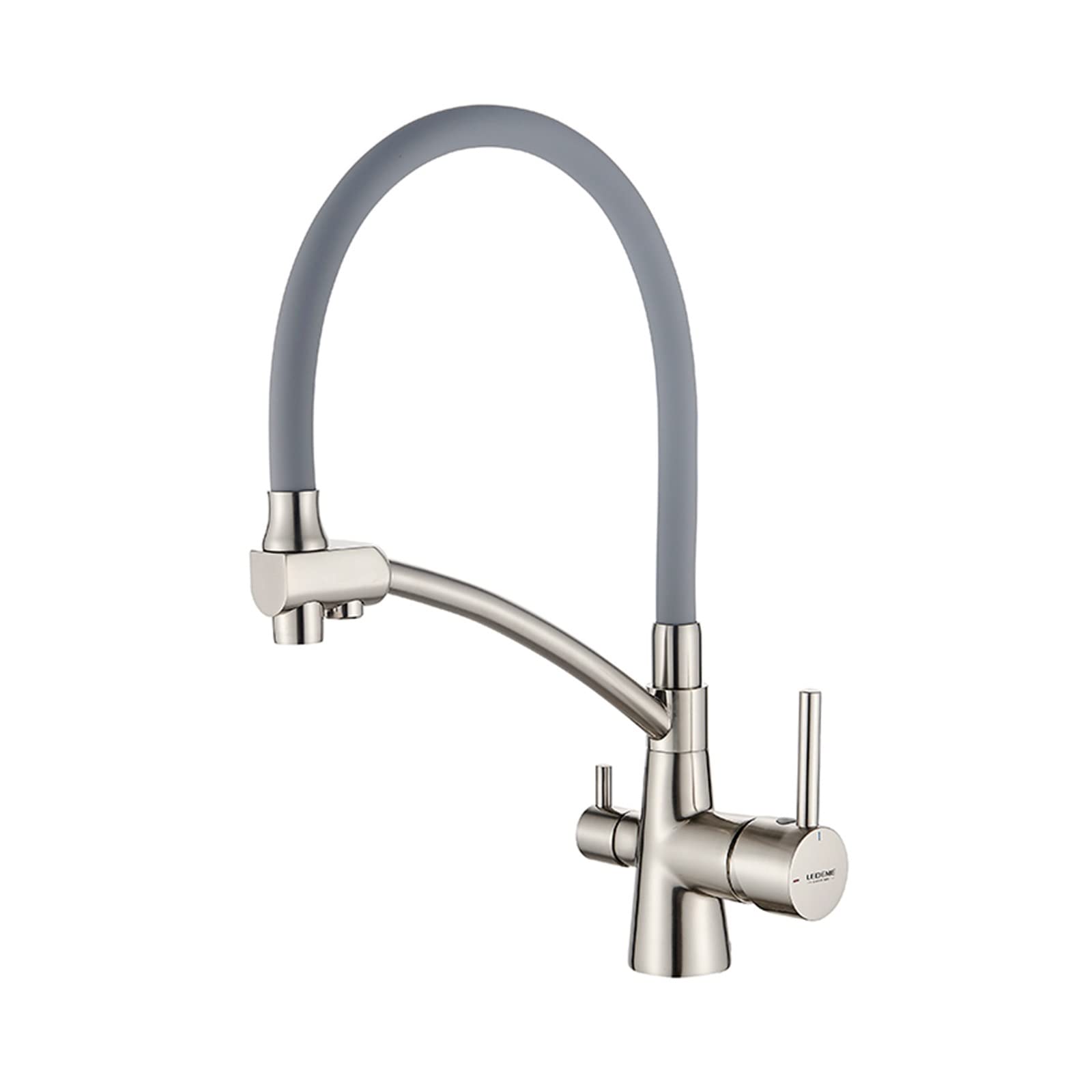 Kitchen Faucet Water Filter Faucets Dual Spout Mixer Purification Feature Taps,Precise Control(L4855A-9)