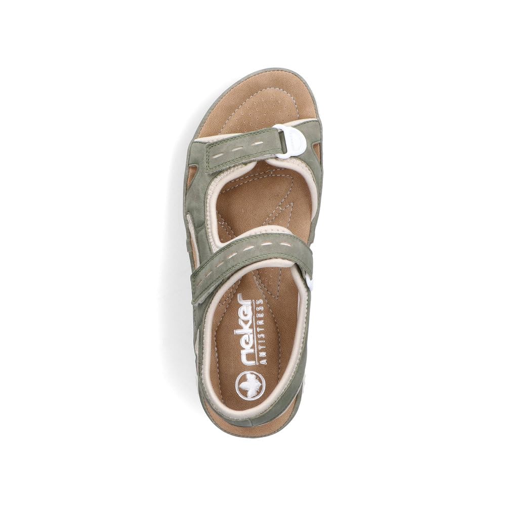 Rieker Damen Klassische Sandalen 64066, Frauen Sandalen