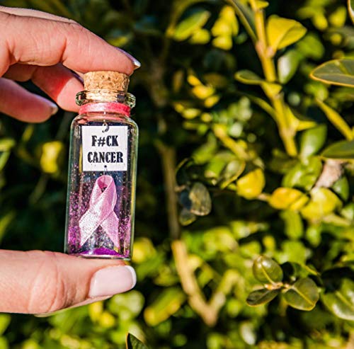 Inspiring Pink Cancer Ribbon Gift for Women - Mindfulness Wish Jar for Breast Cancer Survivors and Supporters - Image 3