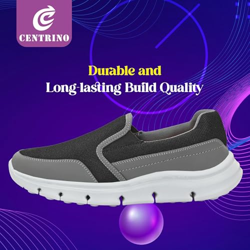 Image of Centrino Men's Sports Shoes | Shoes for Man Stylish | Lightweight Breathable Running Shoes | Cushioned Insole | Comfortable Mesh Walking & Workout Sneakers for Men | Mens Sports Shoes Casual (9229)