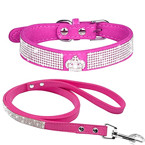 haoyueer Rhinestone Dog Collar