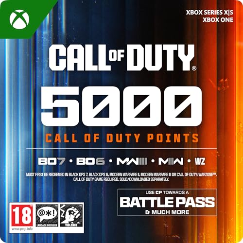 Call of Duty Points 5000 CP Xbox clé numérique pour pass de combat et skins exclusifs