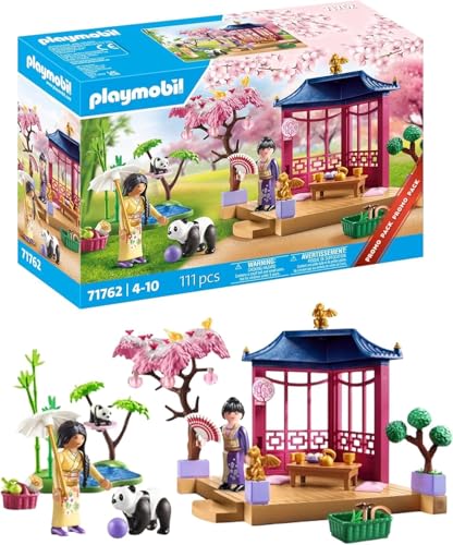 PLAYMOBIL | My Life | Jardín asiático con Panda | Juguetes para niños a Partir de 4 años | 71762