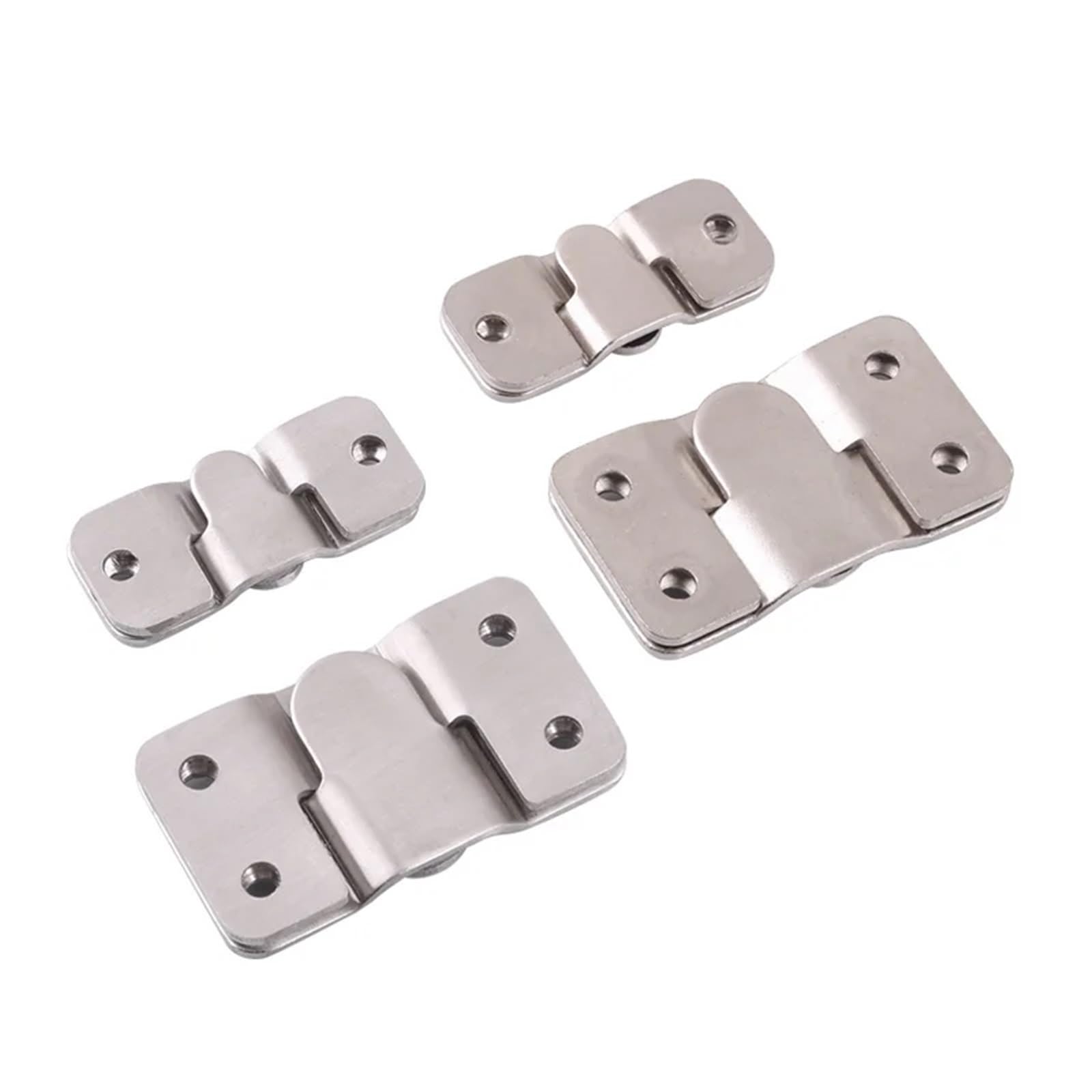 Bszcxbvmp Silver L Heavy Duty Interlocking Hang Brackets, 20Pcs Interlocking Flush Mount Brackets For Pictures With Keyhole Hanger, Multicolor(Silver L)