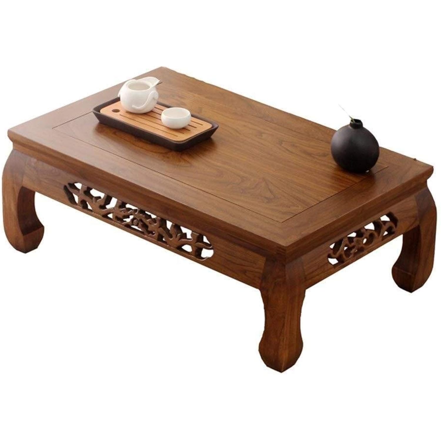 JIAHE115 Portable Small Coffee Table Coffee Table, Solid Wood Furniture Living Room