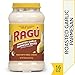 Ragu Roasted Garlic Alfredo Sauce, Creamy Sauce Made with Real Cheese with Italian-Inspired Flavor, 16 OZ