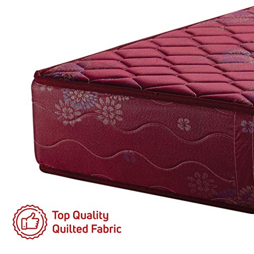 Image of Repose-eyelidz Mattress 78 inch X 36 inch X 6 inch Bonnell Spring Single, Maroon